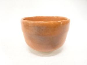 作家物　赤楽　茶碗(保護箱付)